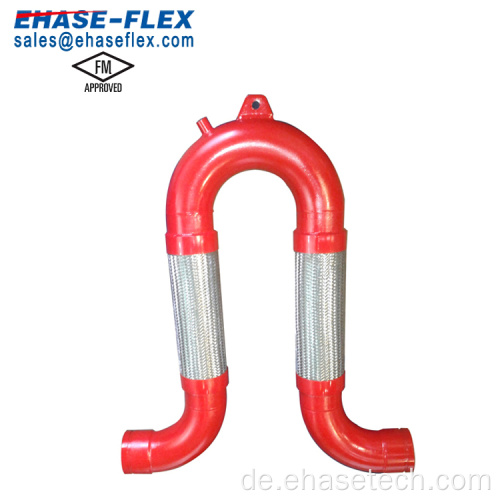 U Flex Fire Loop Seismischer Loop-Schlauch